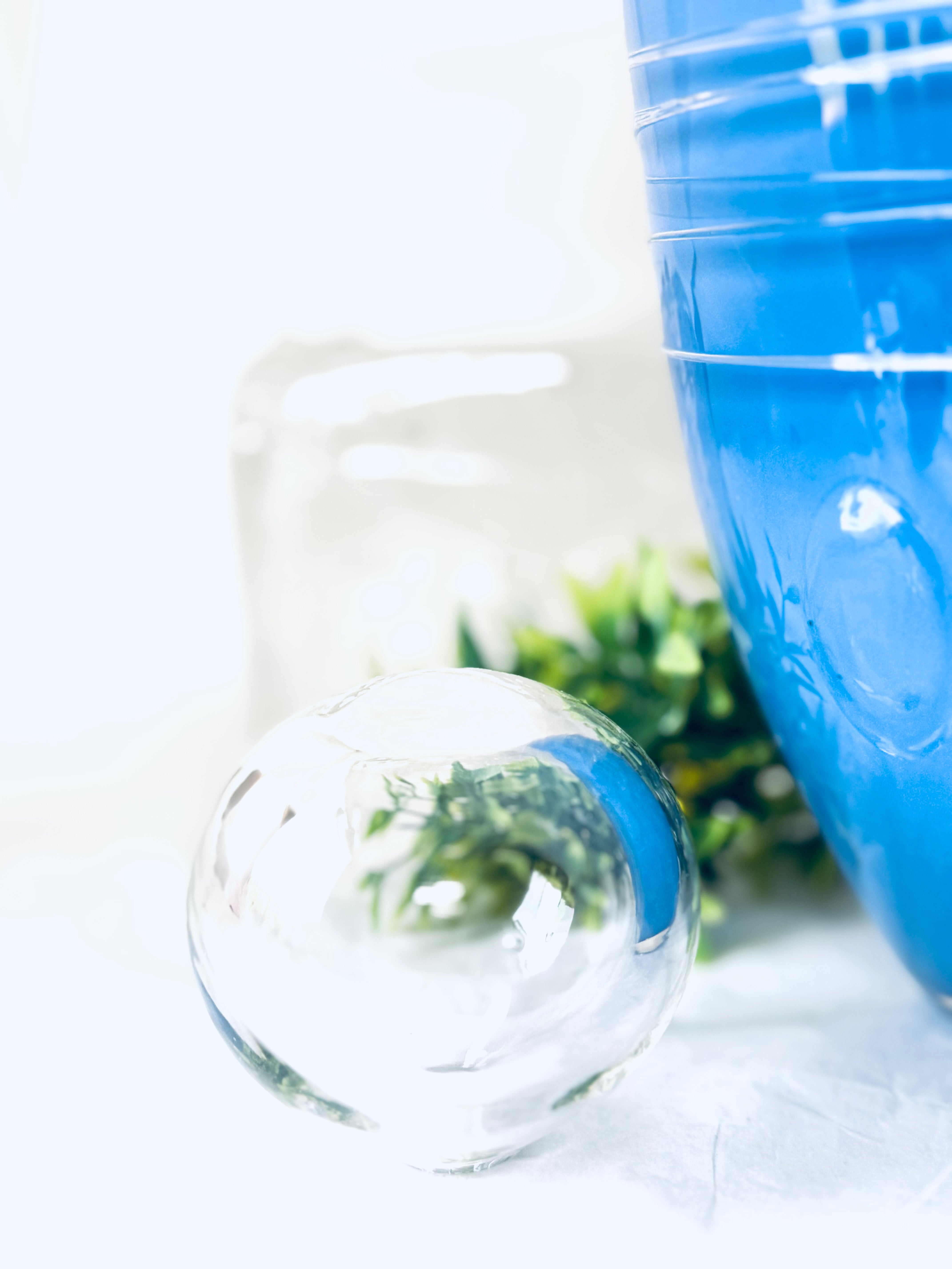 Urne funéraire "Perle lavande" en verre soufflé