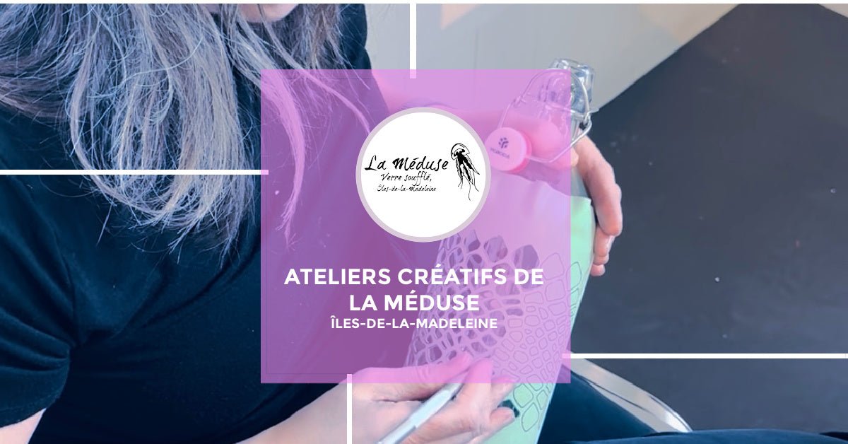 Atelier Créatif à La Méduse (Peinture et jet de sable sur verre!) - La Meduse - Verre soufflé