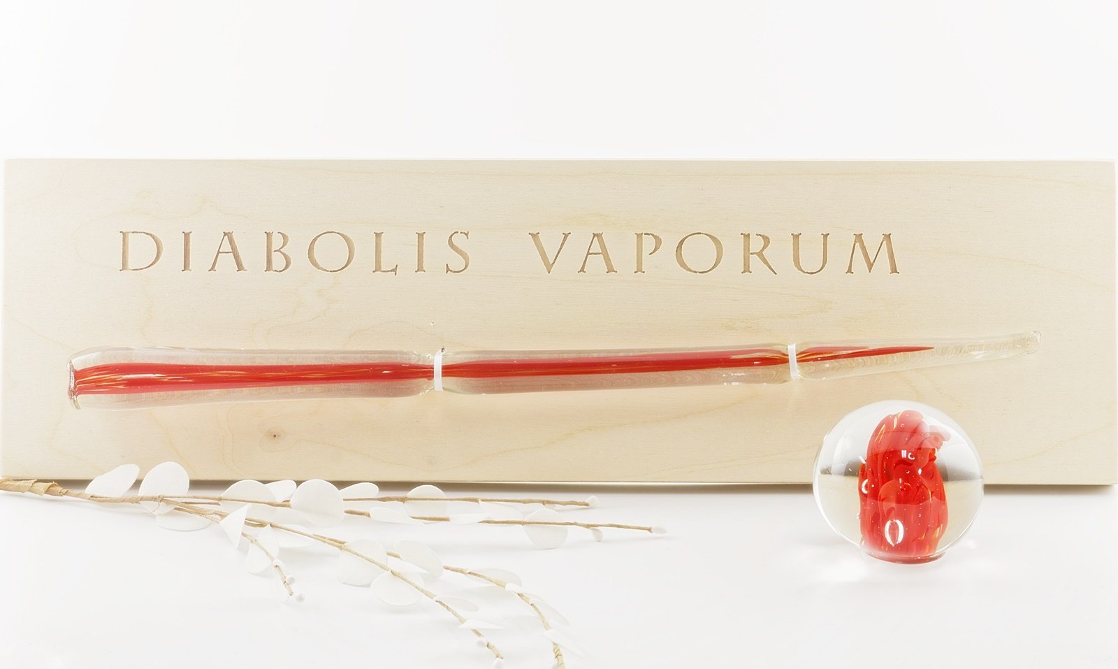 Baguette magique en verre et sortilège - La Meduse - Verre soufflé