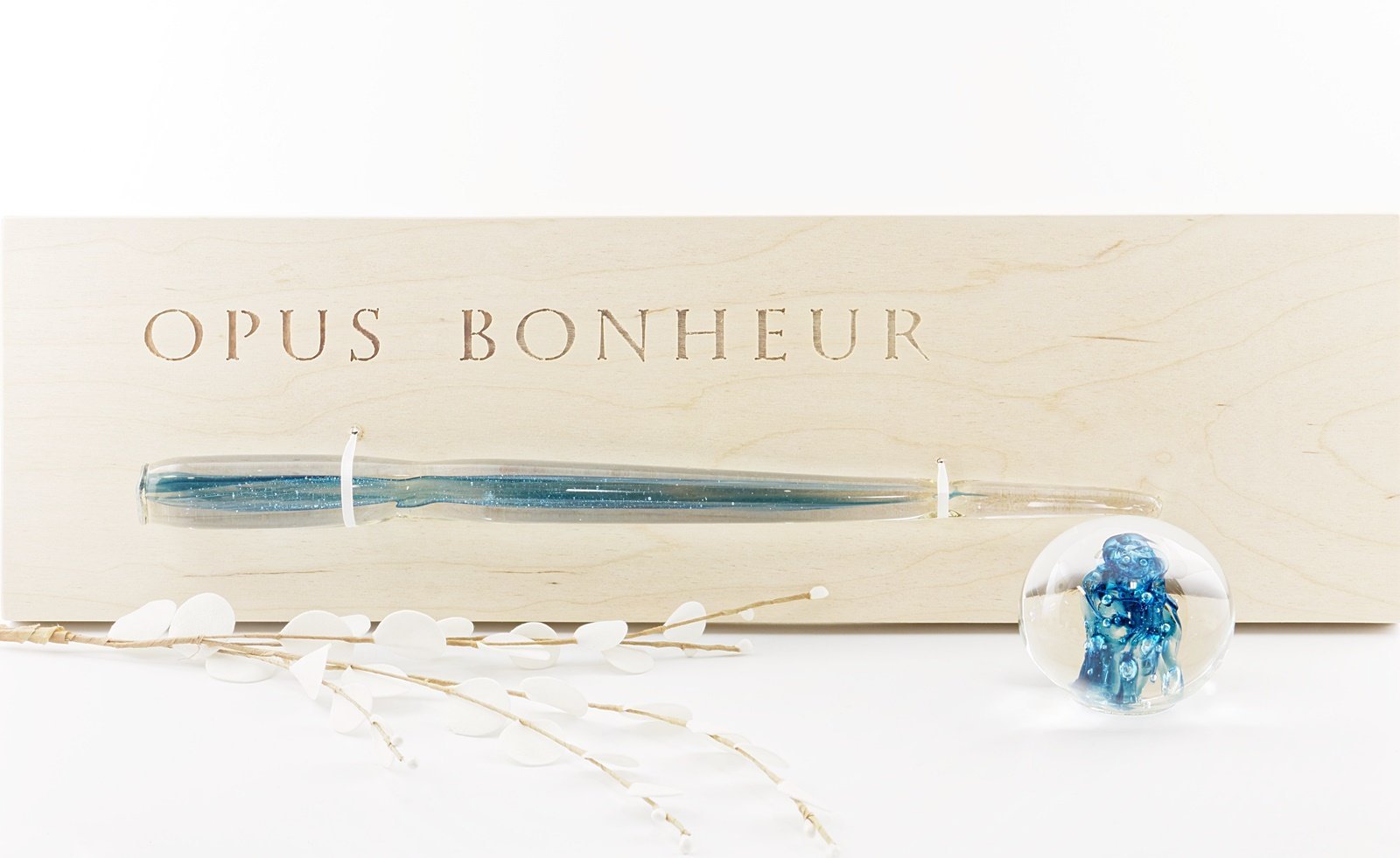 Baguette magique en verre et sortilège - La Meduse - Verre soufflé