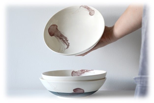 Bol à pâtes - collection Méduse - La Meduse - Verre soufflé