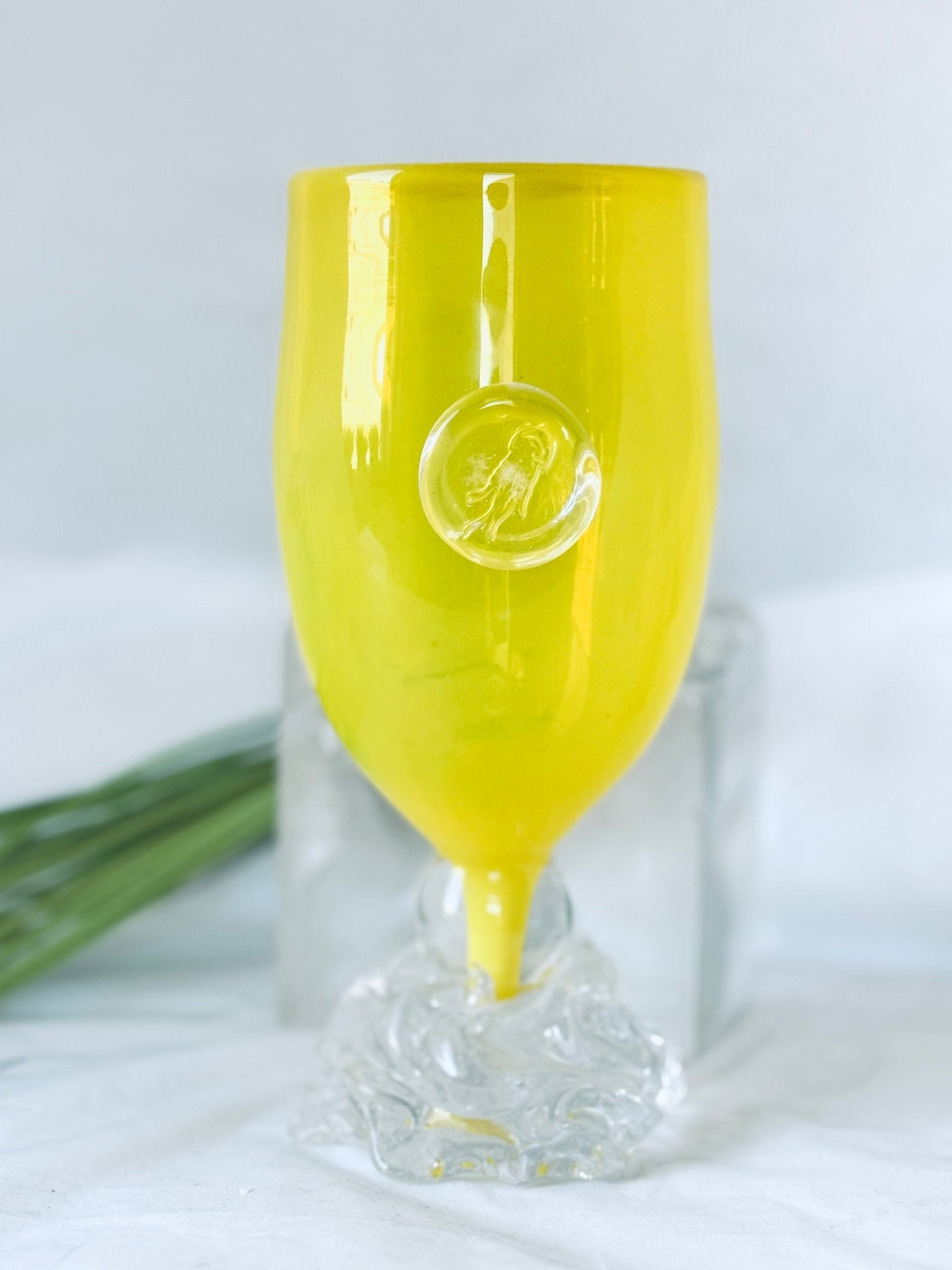Coupe de verre soufflé Méduse - La Meduse - Verre soufflé