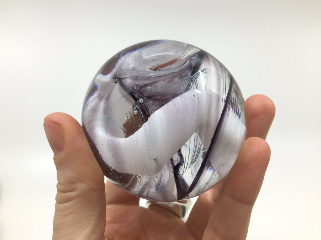 Bille de verre - La Meduse - Verre soufflé